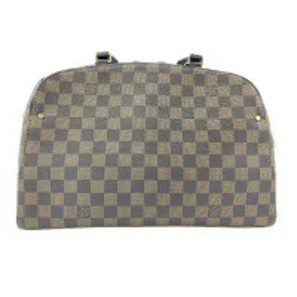 Louis Vuitton Damier Kensington Bowling Handbag Brown